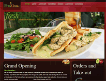 Tablet Screenshot of californiapitagrill.com